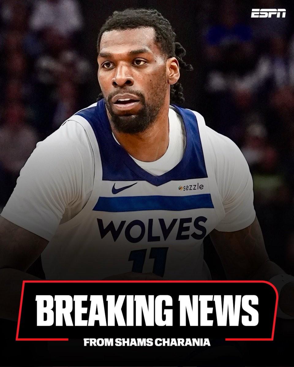 Shams：納茲·里德（Naz Reed）沒有執(zhí)行玩家選項(xiàng) 并與Timberwolves重新簽訂了5年的1.25億合同