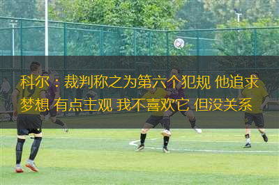 科爾：裁判稱之為第六個(gè)犯規(guī) 他追求夢想 有點(diǎn)主觀 我不喜歡它 但沒關(guān)系